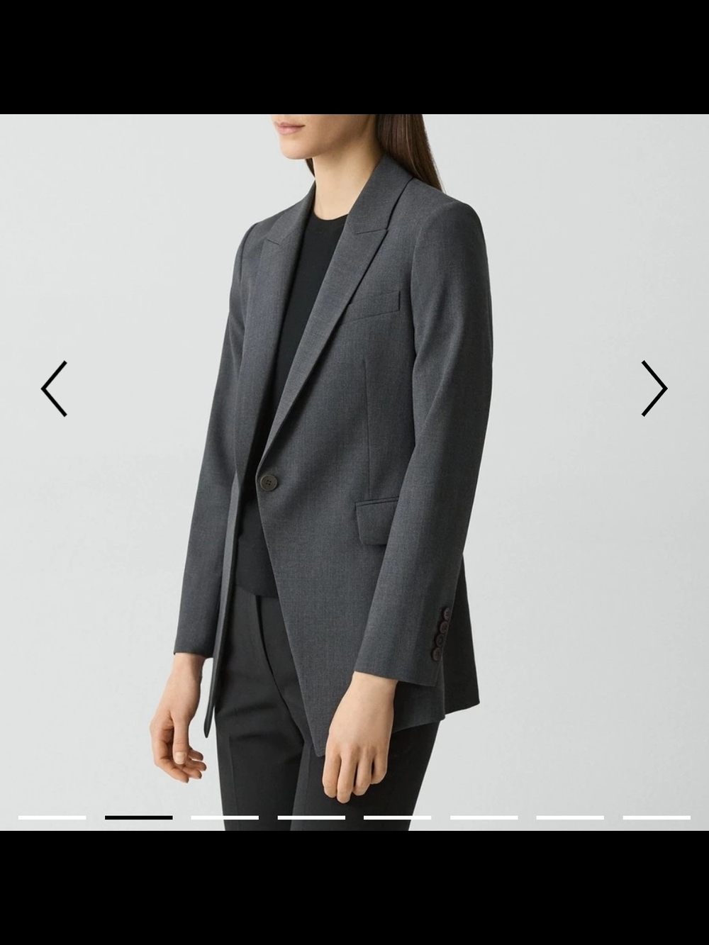 THEORY Etiennett Blazer In  Good Wool - Picture 3 of 10